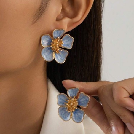 Pendientes flor